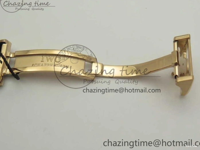 MIROTIME 0406 Thermal Portuguese Real PR Real Annual Calendar IW503501 RG ZF 1:1 Best Edition White Dial on Black Leather Strap A 7150